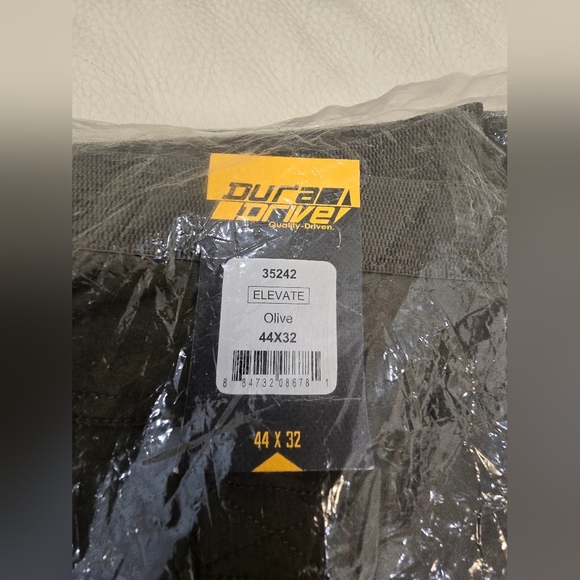 DuraDrive FlexPro Cargo Work Pants Olive Green Elevate Construction 44x32 - Picture 4 of 15